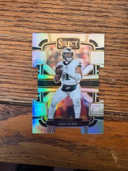 2023 jalen hurts silver prizm die cut