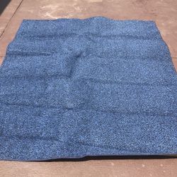 Blue And Black Dots Area Rug 4x6