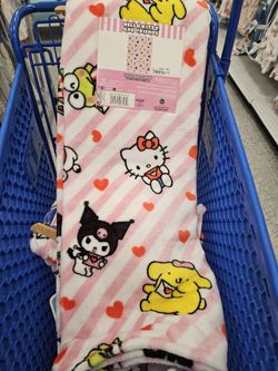 Hello Kitty Valentines Blanket