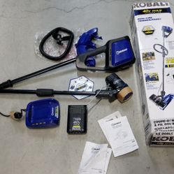 Brand new in Box! Kobalt 40-volt Max 12-in Straight Battery String Trimmer with Battery and Charger