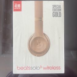 Beats Solo 3 Wireless Special Edition Gold