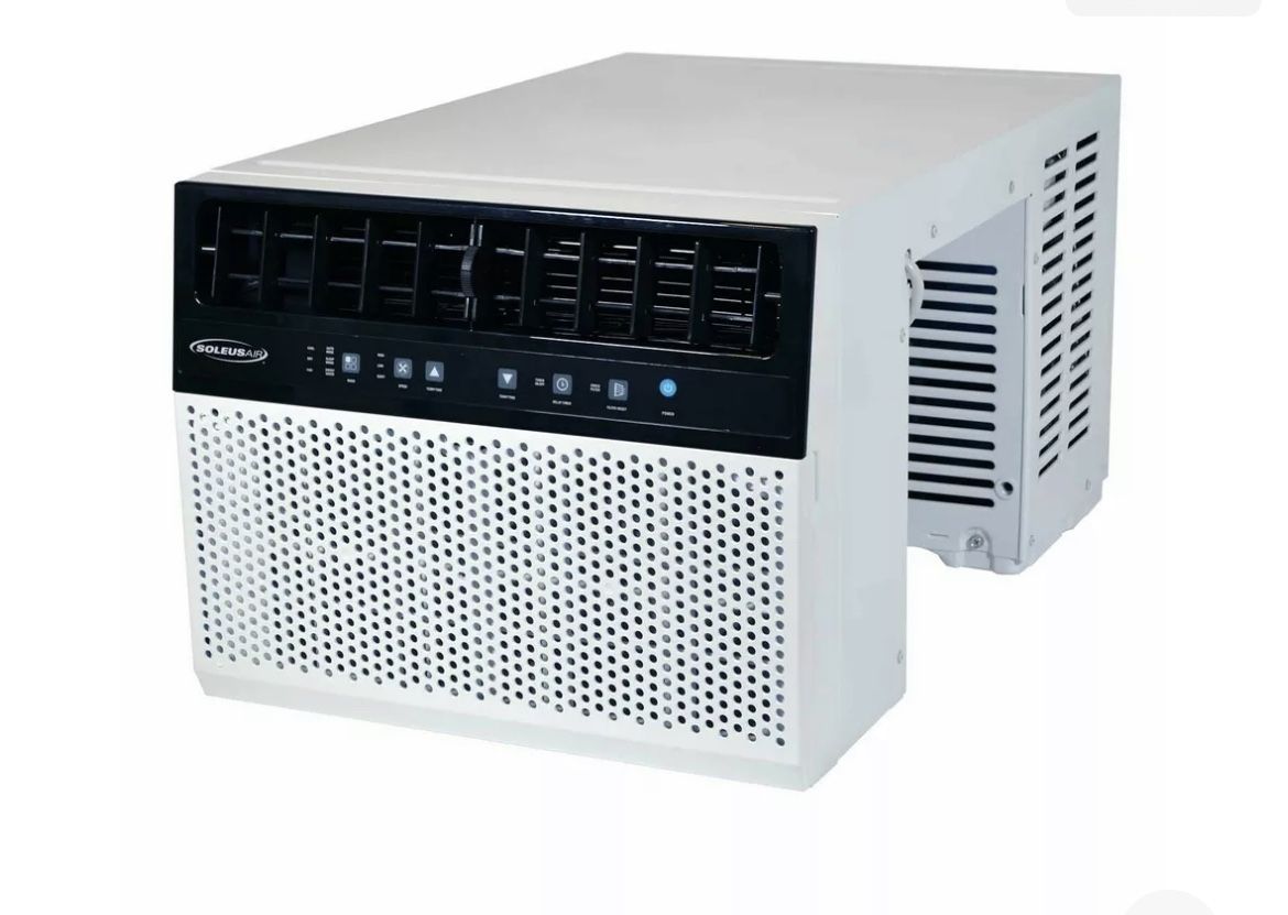 Soleus Air 8000 BTU Window Sill Saddle Air Conditioner with Wi-Fi -