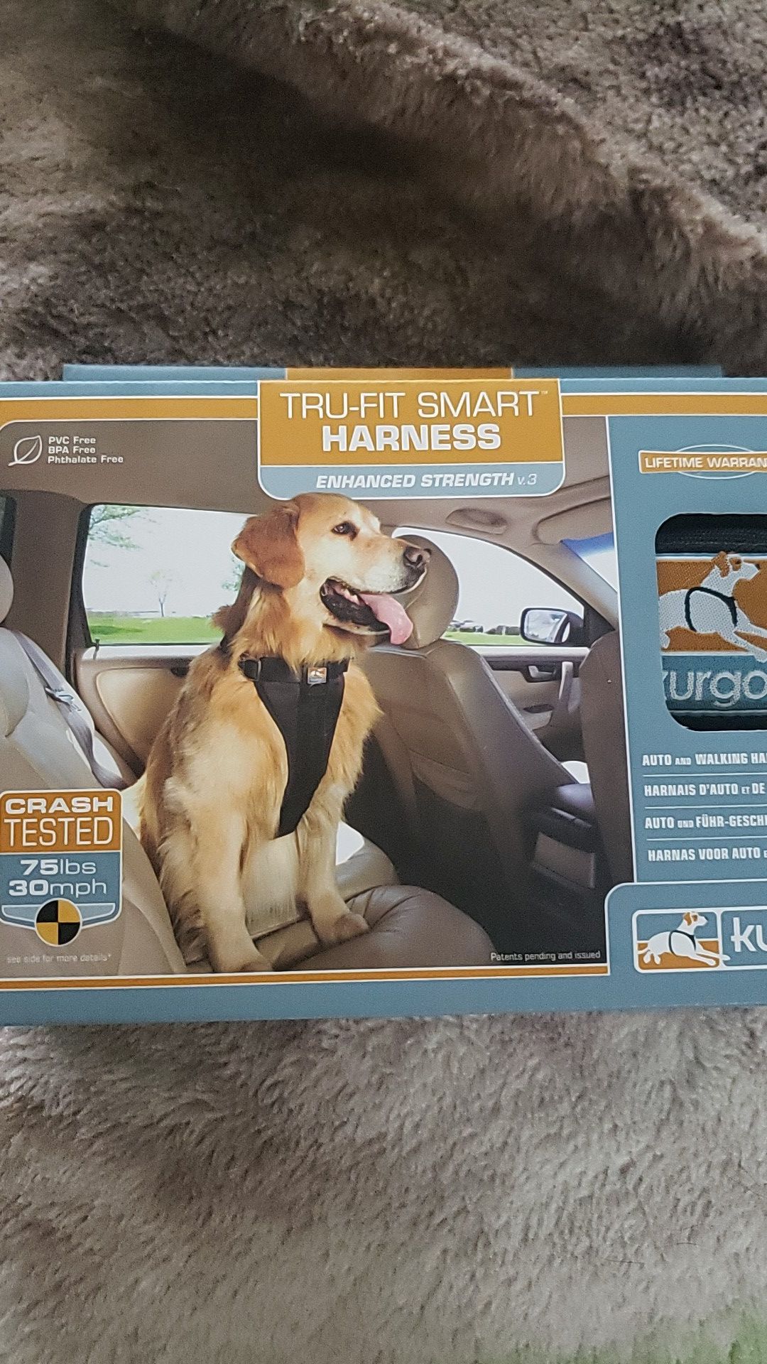 Kurgo XL Tru-Fit Smart Harness, New