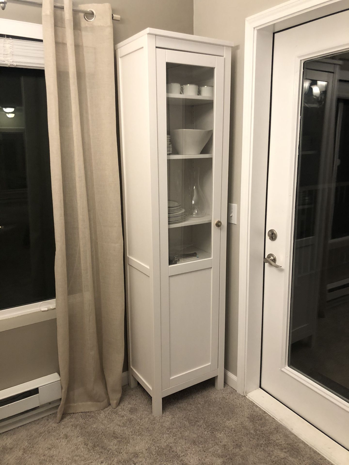 Tall white cabinet