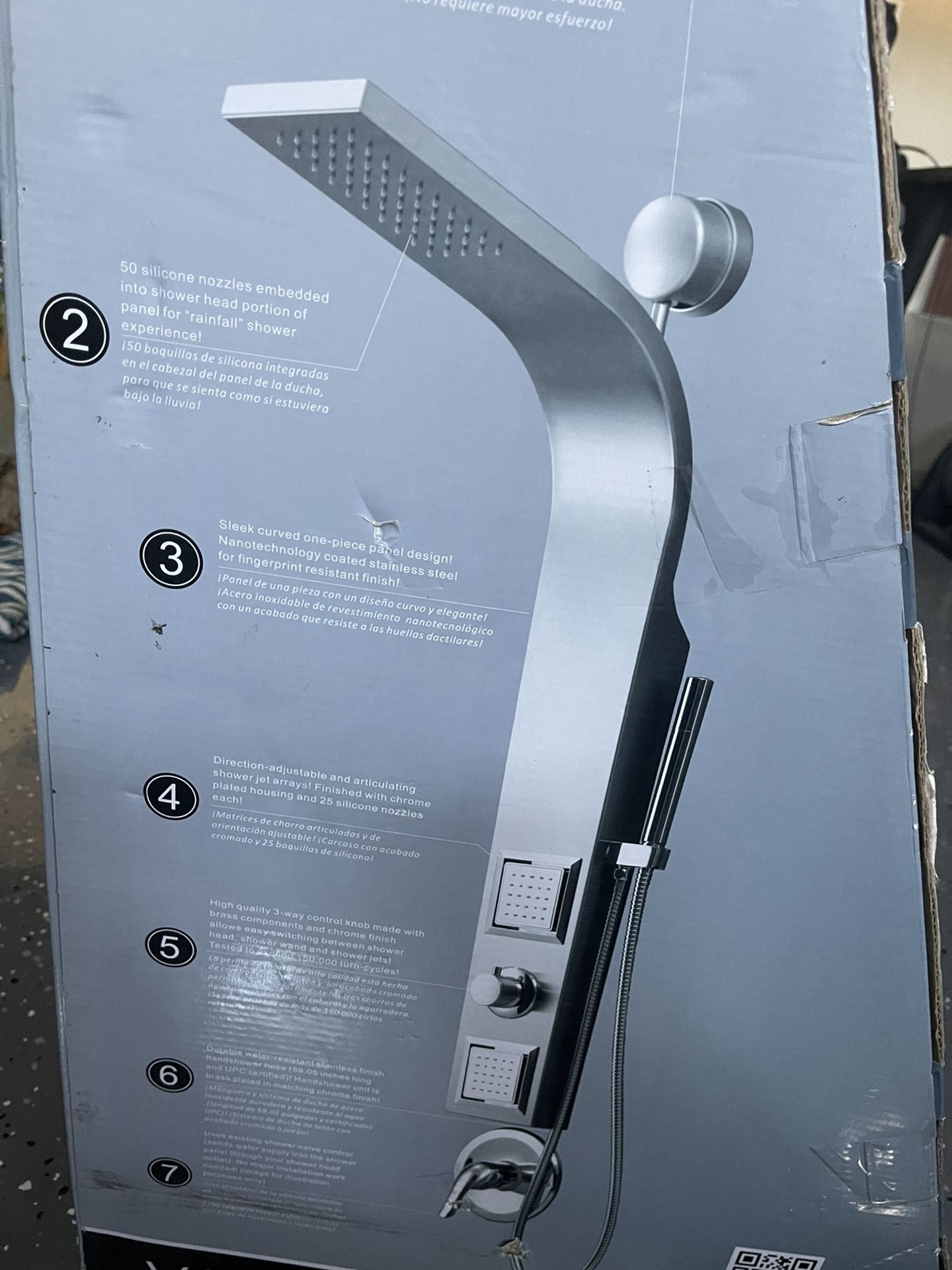 VS1205 By Valors Easy Install Shower Panel