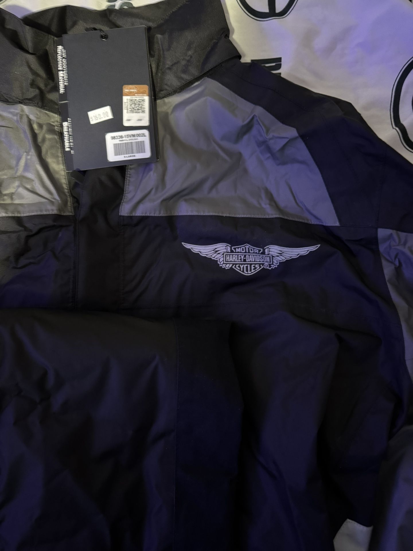 Harley Davison, Rain Suit And Helmet Cover