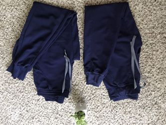 FIGS Xxs navy blue jogger style pants