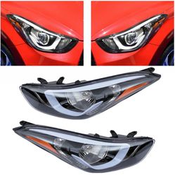 2014-2016 Hyundai Elantra Headlights 