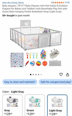 Extra large play pen