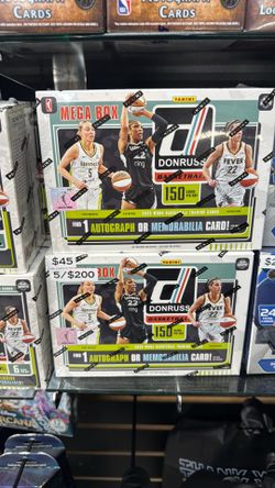 2025 WNBA Donruss Basketball Mega Box