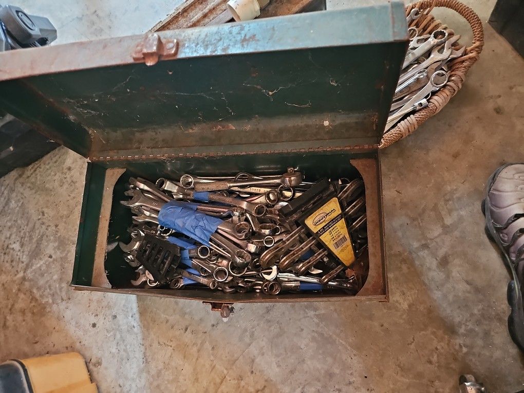 Tool Box Of Wrenches