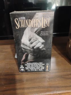 Schindler's List VHS Tape,1993, universal