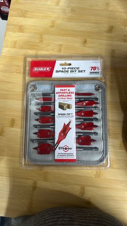 Diablo 10-Piece Spade Bit Set BRAND NEW
