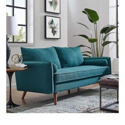 Less Than A Year Old Like New Teal Couch