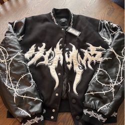 Black Alt Varsity Jacket 