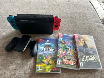 Nintendo switch + 3 games