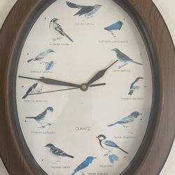 Antique Quartz Bird Clock