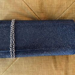 Blue Evening Clutch Party  Purse