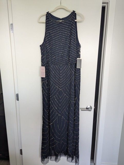 Anthropologie Beholden Beaded Dress - Size 24
