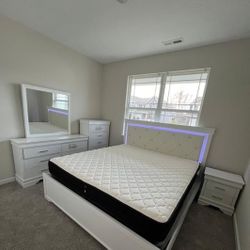 Brand New Complete LED Bedroom Set For $999