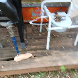 used prosthetic leg