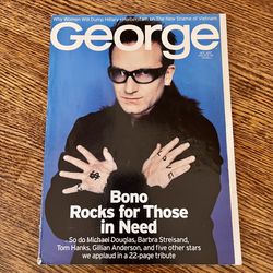 George Magazine - April 2000 - U2 Bono - 