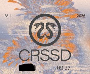 🎟️ FALL CRSSD 2026 – SUNDAY GA PASS FOR SALE 🎟️