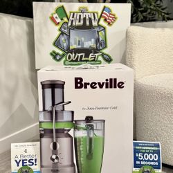 Breville juice fountain cold electric juicer floor model display
