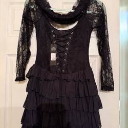 Black Lace Dress With Tags