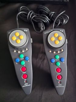 Nintendo 64 ultra racer controllers
