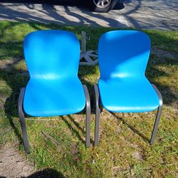 Set Of Lifetime Kids Stacking chairs