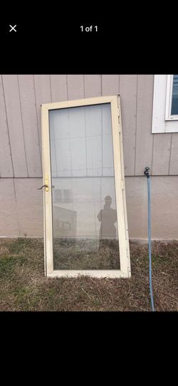 glass storm door