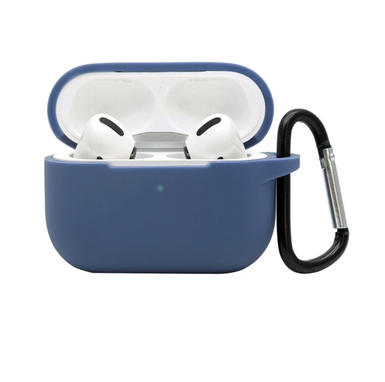 Silicone Protective Case for Apple AirPods Pro with Carabiner