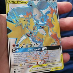 Moltres & Zapdos & Articuno GX Hidden Fates