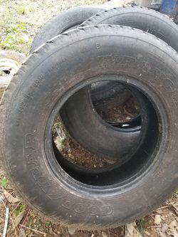 Tires for chevy trail blazer or gmc envoy