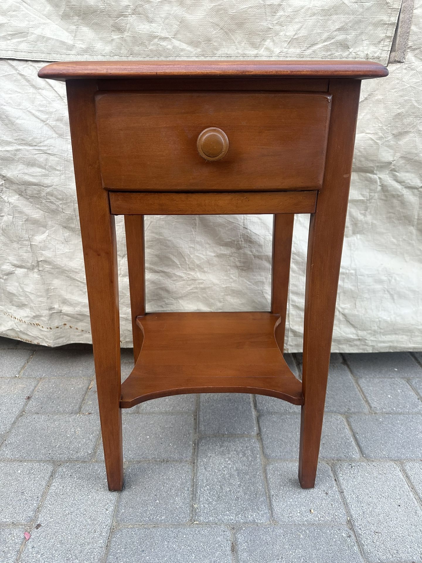 Cute Antique Monterey Style Nightstand / Monterey Style End Table .