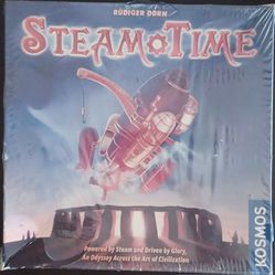 "Steam Time" Board Game Time Travel Strategy Exploration Adventure - Brand New