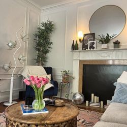 Carved Wood Coffee Table