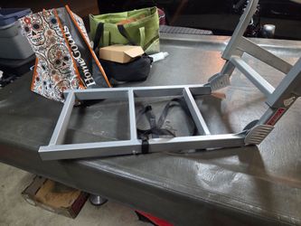 Pontoon boat aluminum ladder