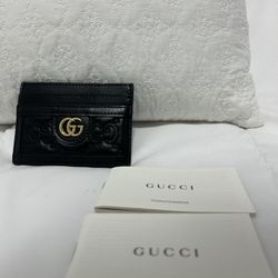 GUCCI GG matelassé card case