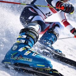 Lange World Cup Race Ski Boots True Plug Boot Elite Comp Perf Mondo 24Race Flex