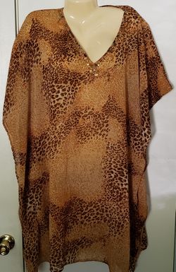 Erica Brooke 14W swimsuit coverup EUC