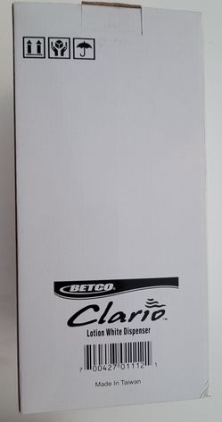 BETCO Clario Lotion White Dispenser 