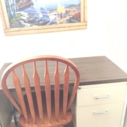 Metal Desk And Chair
