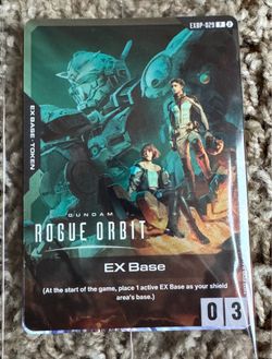 Gundam Card Game EXBP-029 EX Base Promo Rogue Orbit SDCC Comic Con 2026