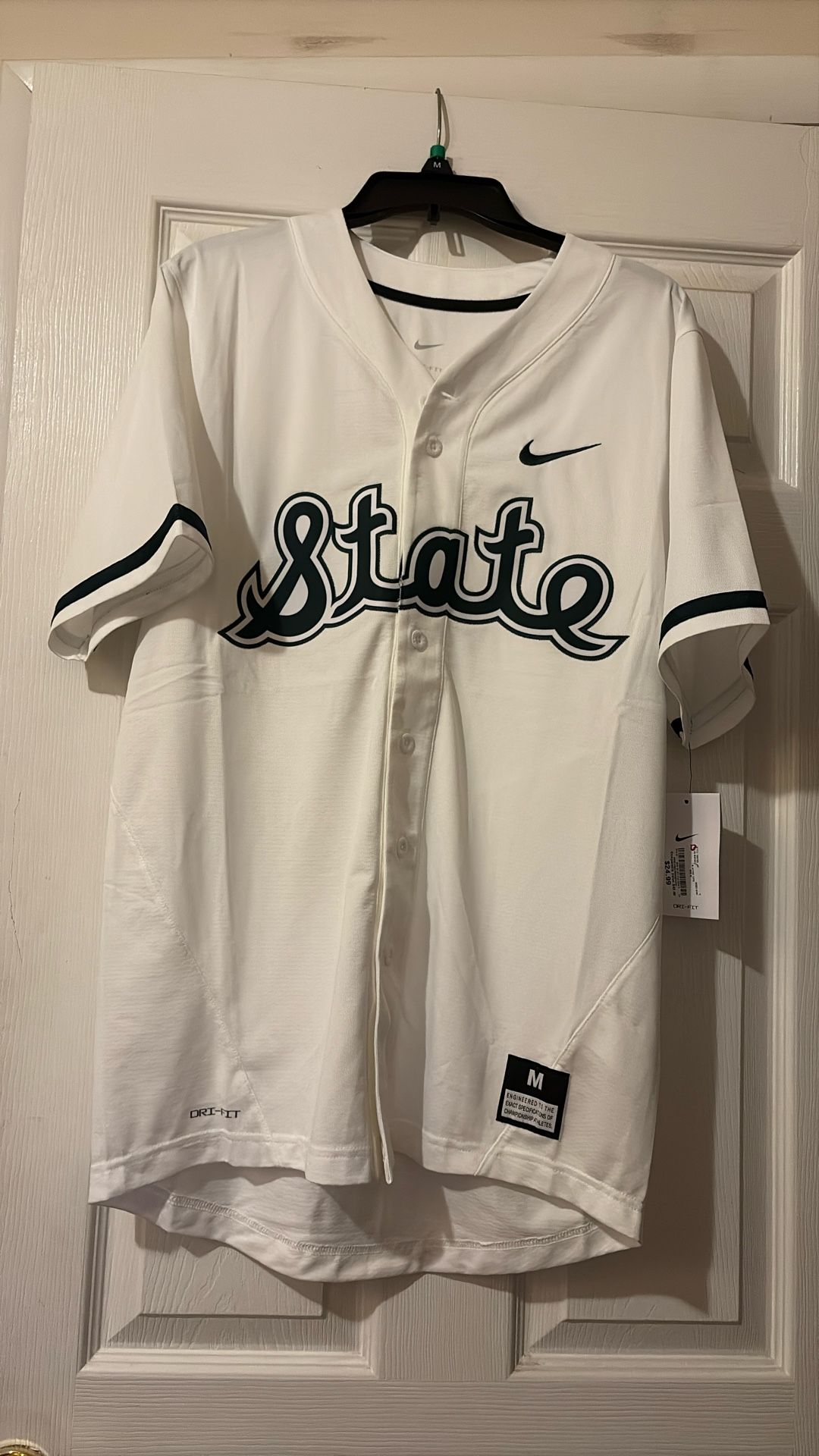 MICHIGAN STATE NIKE BASEBALL JERSEY