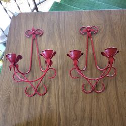 Metal Hanging Candle Holders