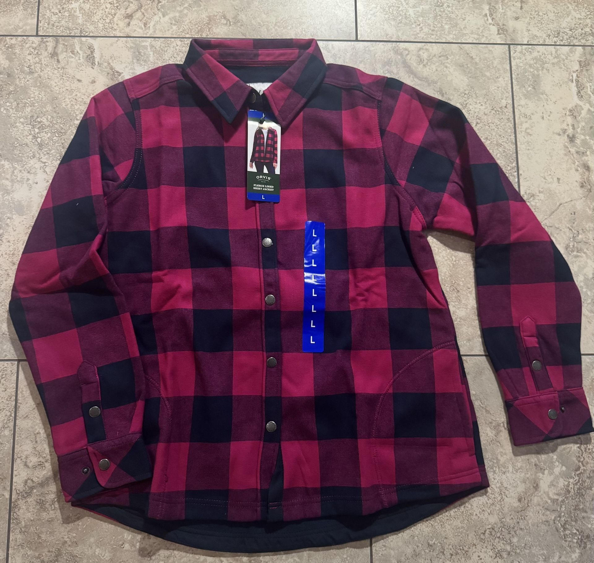 New Women’s Shirt Jacket Large