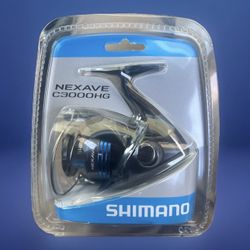 Shimano Nexave C3000HG Spinning Reel 6.2:1 20lb Drag 3+1 Bearings