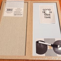 Hanging Dry Erase & Cork Board